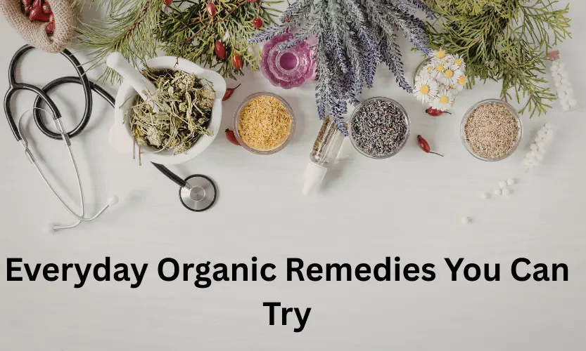 Everyday Organic Remedies You Can Try